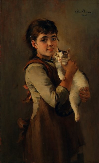 Two Kittens by Elisa Baronin von Ransonnet Villez Nemes