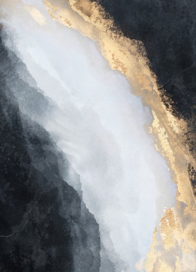 Golden Black Flow by Elisabeth Fredriksson