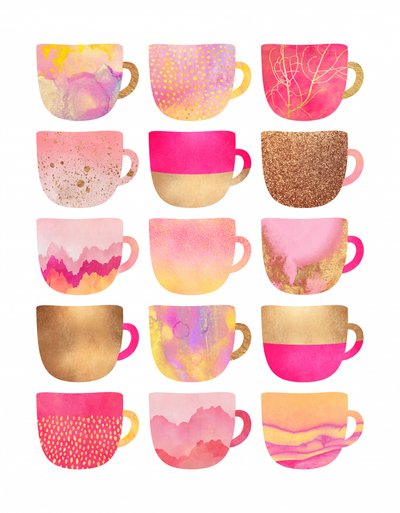 Pink Gold Cup Collection by Elisabeth Fredriksson
