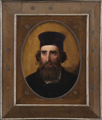 Portrait of the Danish Painter Thorald Læssøe (1816-1878) by Elisabeth Jerichau Baumann