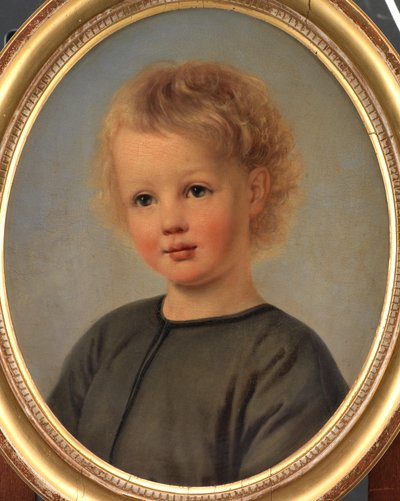 Portrait of Holger Aagaard Hammerich at Age 4 by Elisabeth Jerichau Baumann
