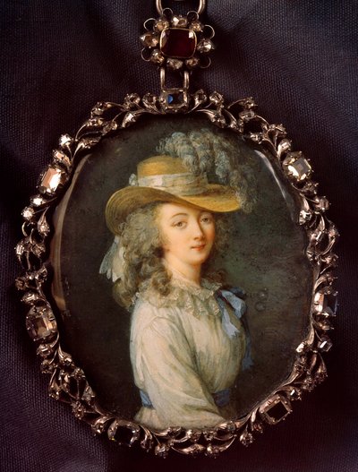 Portrait of Jeanne Becu, Countess du Barry by Elisabeth Louise (after) Vigee Lebrun