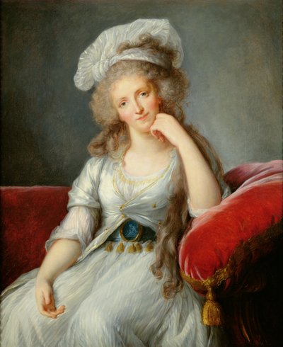 Louise-Marie Adelaide, Duchess of Orleans by Elisabeth Louise (after) Vigee Lebrun