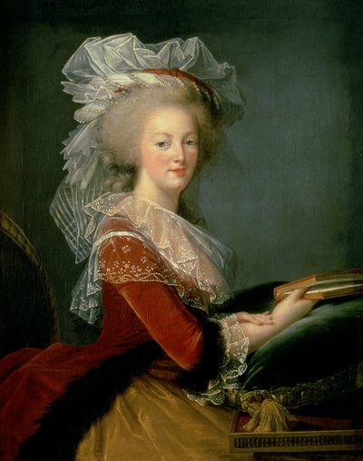 Portrait of Marie Antoinette by Elisabeth Louise (studio of) Vigee Lebrun