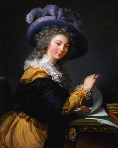 Portrait of Comtesse de Cérès by Elisabeth Louise Vigee Lebrun