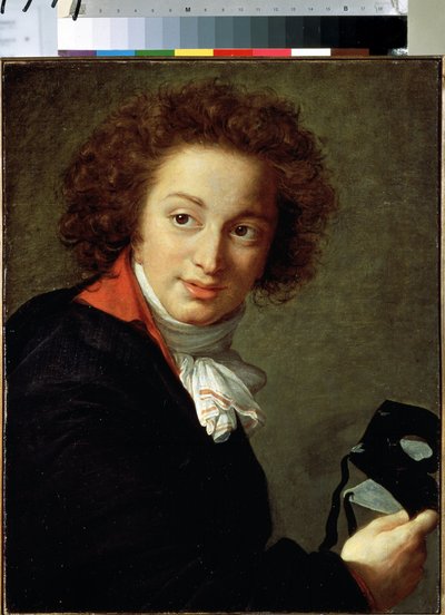 Portrait of Count Grigory Chernyshov with a Mask by Elisabeth Louise Vigee Lebrun