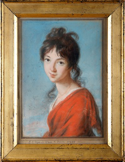 Portrait of Princess Teresa Czartoryska (1785-1868) by Marie Louise Elisabeth Vigee Lebrun (1755-1842) by Elisabeth Louise Vigee Lebrun