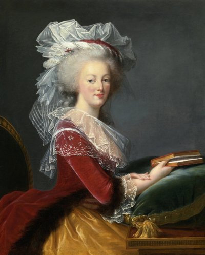 Portrait of Marie Antoinette, Queen of France by Elisabeth Louise Vigee Lebrun