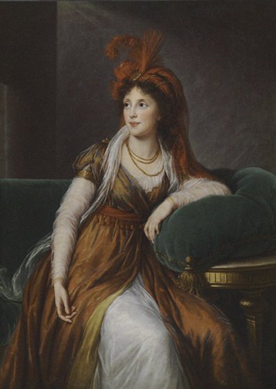 Countess Anna Alexandrovna Golitsyna, nee Princess Bagrationi-Gruzinskaya by Elisabeth Louise Vigee Lebrun