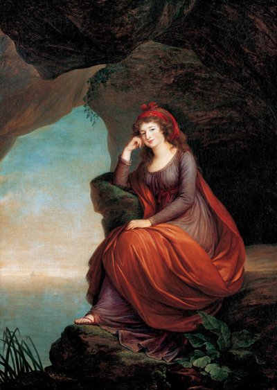 Countess Maria Josepha Hermengilde Esterházy, née Princess von und zu Liechtenstein 1768-1845, 1793 by Elisabeth Louise Vigee Lebrun