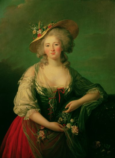 Elisabeth of France (1764-94) called Madame Elizabeth by Elisabeth Louise Vigee Lebrun