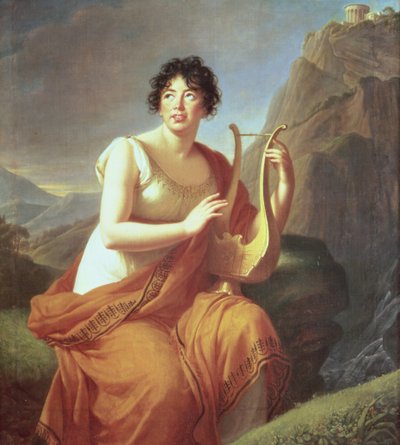 Madame de Stael as Corinne by Elisabeth Louise Vigee Lebrun