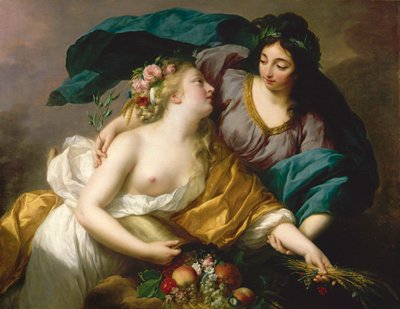Peace Bringing Back Abundance, 1780 by Elisabeth Louise Vigee Lebrun