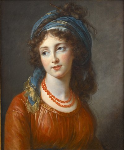 Portrait of Aglaé de Gramont, née de Polignac by Elisabeth Louise Vigee Lebrun
