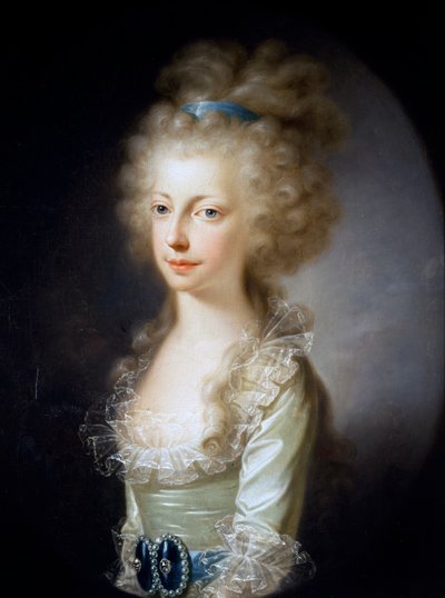 Portrait of Archduchess Maria Clementina of Austria by Elisabeth Louise Vigee Lebrun