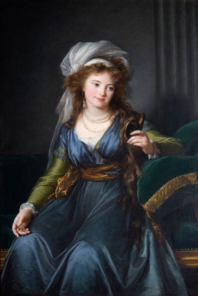 Portrait of Countess Yekaterina Skavronskaya, née von Engelhardt by Elisabeth Louise Vigee Lebrun