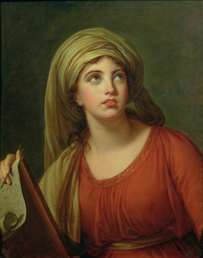 Portrait of Emma Hart (c.1765-1815) Later Lady Hamilton, as a Sibyl, c.1792 by Elisabeth Louise Vigee Lebrun