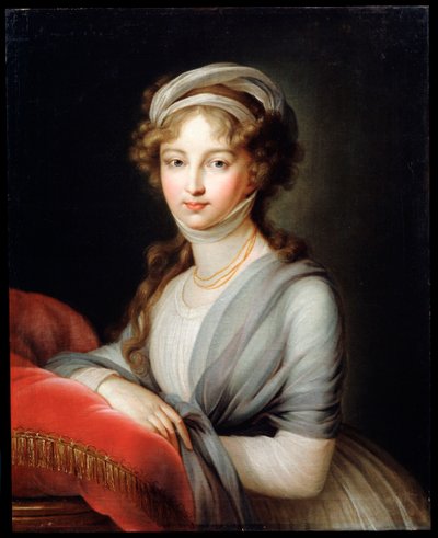 Portrait of Empress Elizabeth Alexeievna by Elisabeth Louise Vigee Lebrun
