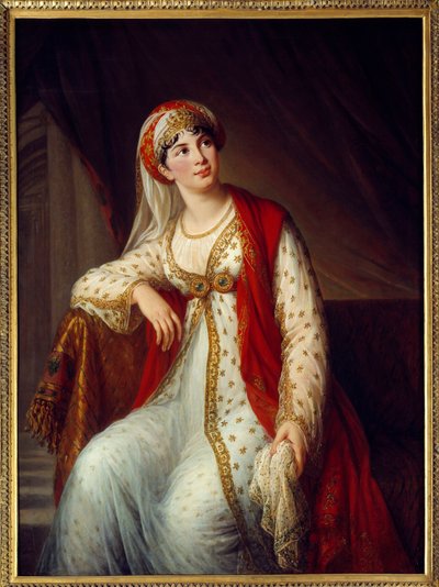 Portrait of Giuseppina Grassini in the Role of Zaire by Elisabeth Louise Vigee Lebrun
