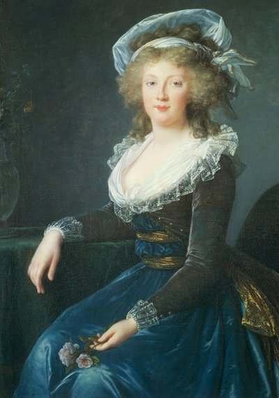 Portrait of Maria Teresa of Bourbon-Naples by Elisabeth Louise Vigee Lebrun