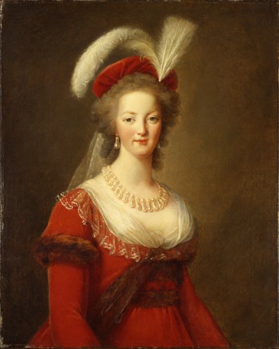 Portrait of Marie Antoinette, Queen of France by Elisabeth Louise Vigee Lebrun