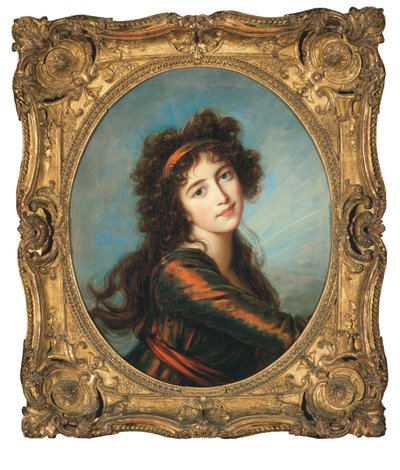 Portrait of Princess Caroline de Liechtenstein by Elisabeth Louise Vigee Lebrun