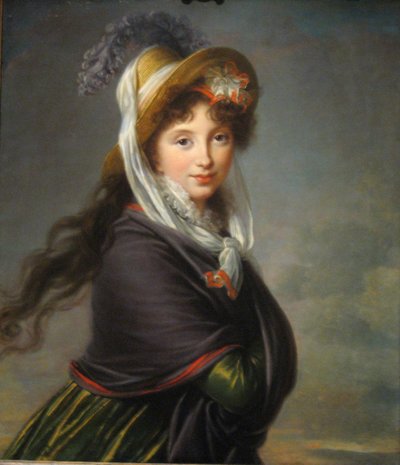 Portrait of Princess Irina Ivanovna Vorontsova, née Izmaylova 1768-1848, ca 1797 by Elisabeth Louise Vigee Lebrun