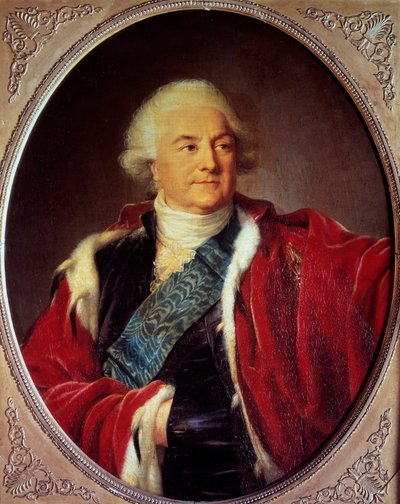 Portrait of Stanislaus Auguste Poniatowski (1732-1798) King of Poland by Elisabeth Louise Vigee Lebrun