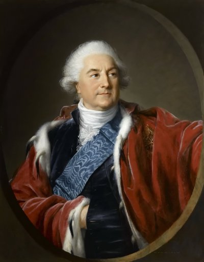 Portrait of Stanislaw II August Poniatowski, King and Grand Duke of the Polish-Lithuanian Commonwealth by Elisabeth Louise Vigee Lebrun