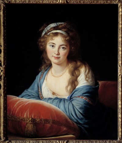 Portrait of the Countess Catherine Vassilievna Skavronskaia (1761-1829) Lady of Honour of Catherine II of Russia by Elisabeth Louise Vigee Lebrun