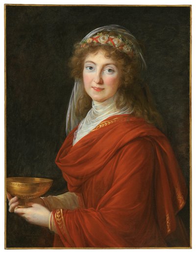 Portrait of the Countess Siemontkowsky Bystry by Elisabeth Louise Vigee Lebrun