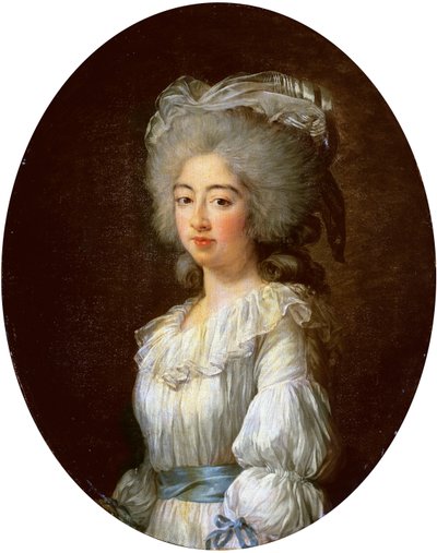 Portrait of Louise Marie Josephine, Comtesse de Provence, Later Queen of France by Elisabeth Louise Vigee Lebrun