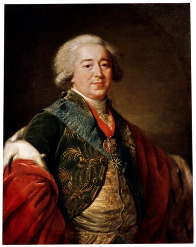Portrait of the Vice-Chancellor Prince Alexander Kurakin by Elisabeth Louise Vigee Lebrun