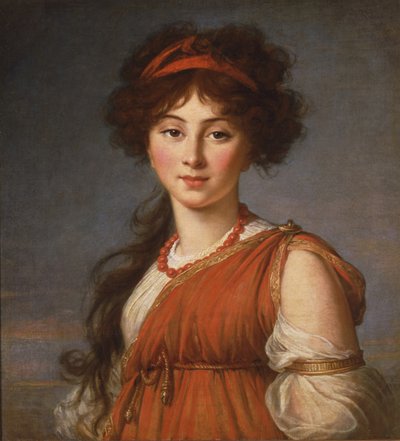 Varvara Ivanovna Naryshkina, née Ladomirsky 1785-1840, 1800 by Elisabeth Louise Vigee Lebrun