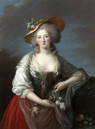 Élisabeth Philippine Marie Hélène de Bourbon by Elisabeth Louise Vigee Lebrun