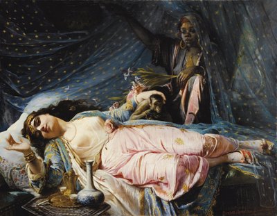 Portrait of Princess Zainab Nazli Khanum by Elisabeth Maria Anna Jerichau Baumann