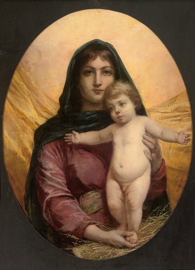 The Madonna and Child, 1881 by Elisabeth Maria Anna Jerichau Baumann