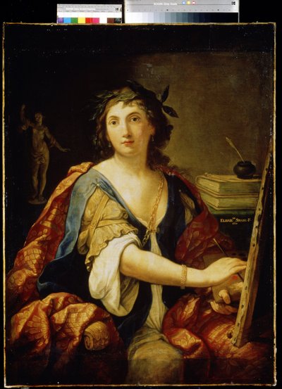 Allegory of Painting, Self-Portrait by Elisabetta Sirani