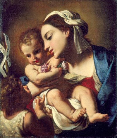 Madonna and Child with the Infant Saint John by Elisabetta Sirani