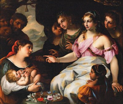 The Finding of Moses by Elisabetta Sirani