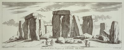 The North West Prospect of Stone Henge by Elisha Kirkall
