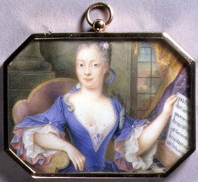 Portrait Miniature of Augusta, Princess of Wales by Elizabeth (attr. to) Ziesenis