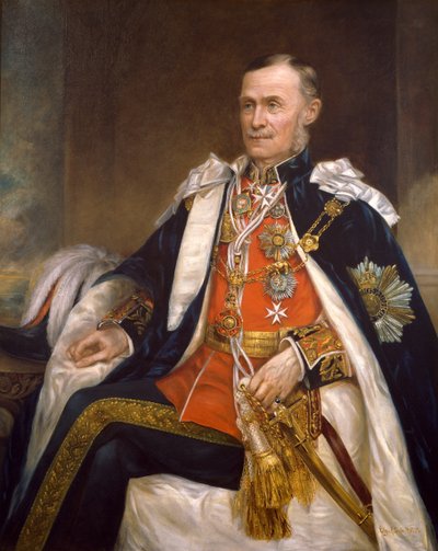 Major-General Sir Owen Tudor Burne GCIE, KSI (1837-1909) by Elizabeth Anne Leslie Melville