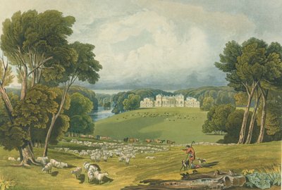 View of Holkham Hall, Norfolk, Engraved by Robert Havell, 1818 by Elizabeth Blackwell
