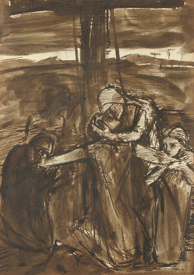 The Descent from the Cross by Elizabeth Eleanor (1834 62) Siddal