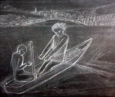The Rowing Boat by Elizabeth Eleanor Siddal