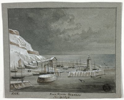 Snow Storm, Scarborough by Elizabeth Murray