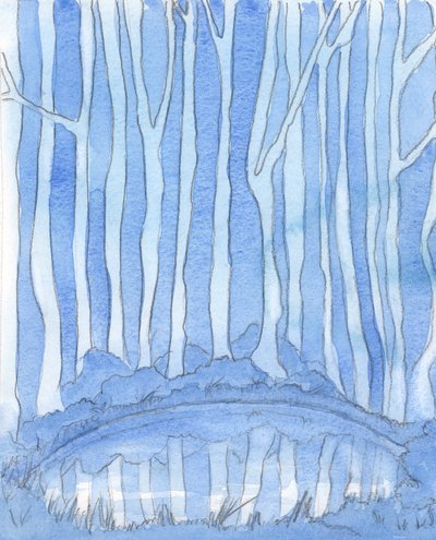 A deep pool in a forest clearing is like the mystery of the Godhead. It is unfathomable, but we can still 