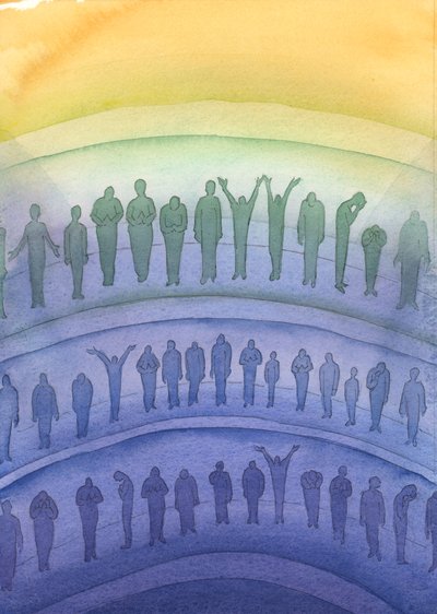 All the Holy Souls in Purgatory are needing prayer, especially those who are in the depths of Purgatory, and those who have no-one to pray for them, 2004 by Elizabeth Wang