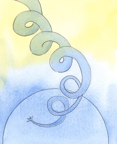 As a beanstalk grows high, towards the sky, so should our spiritual life 